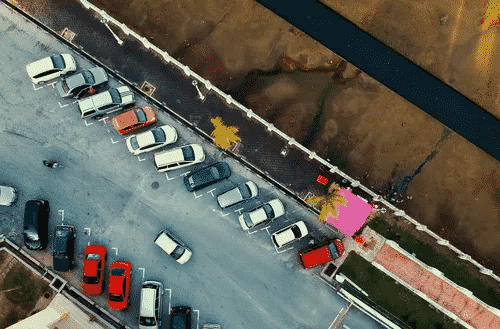 parking lot zone