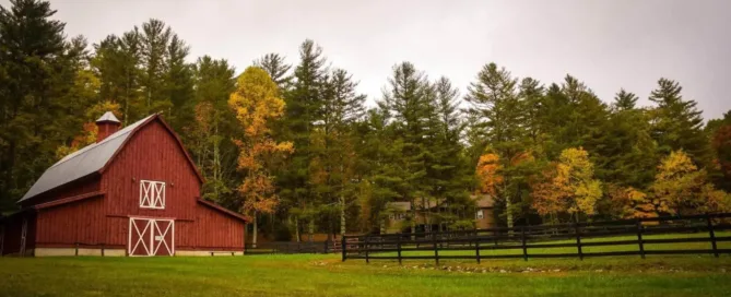 Building structures on agricultural land
