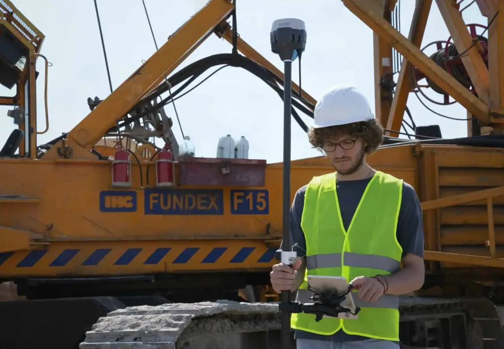 a New York land surveyor working