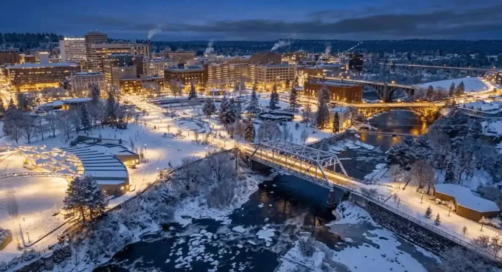spokane washington in winter