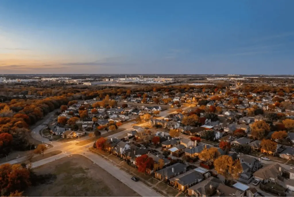 mesquite texas in autumn