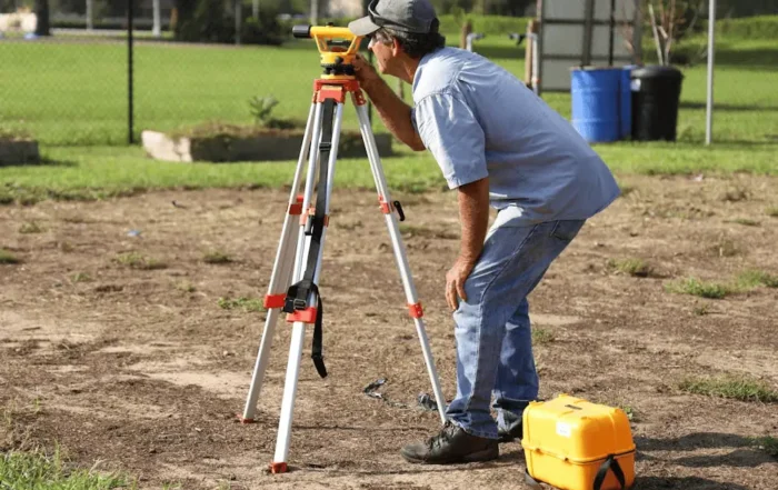 Man Doing Land Surveying