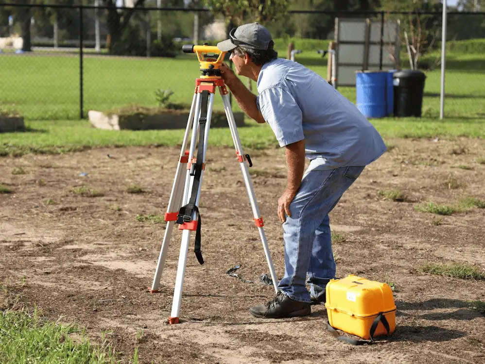 Man Doing Land Surveying